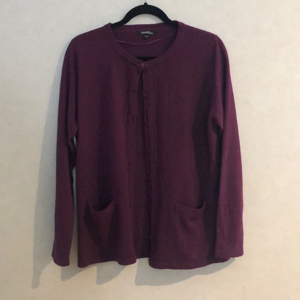 Simple Purple Cardigan